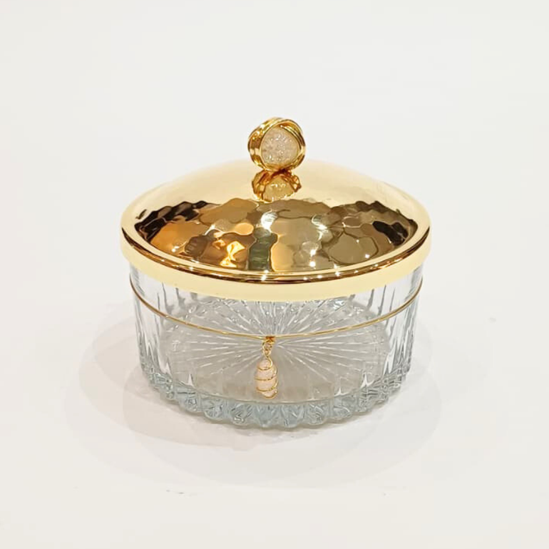 Flat Jar Tmreya S. Gold/White