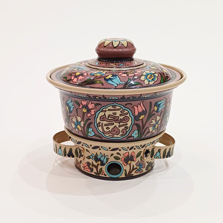 Hand Painted Mini Food Heater - صحة وهنا || اهلا وسهلا