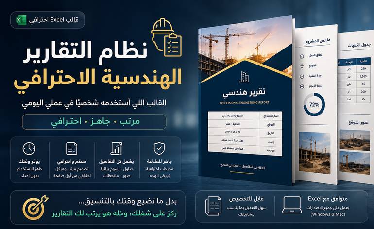 نظام التقارير الهندسية الاحترافي