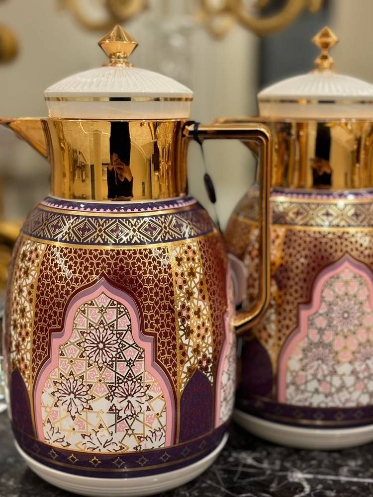 طقم ترمسيم قهوه وشاي حجم 1 لتر