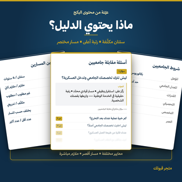 بكج كلية الملك فهد الأمنية — جامعيين - 2