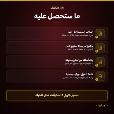 دليل اللياقة البدنية العسكرية - 4