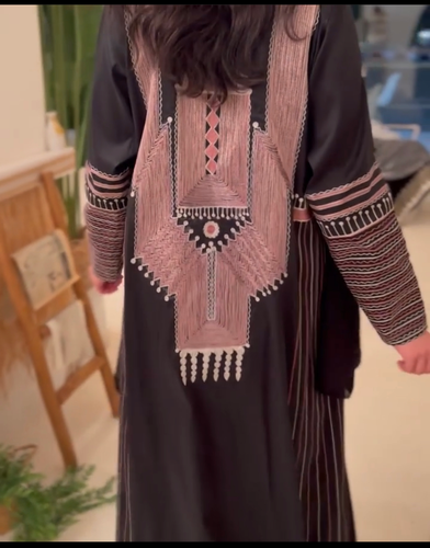 عباية شانتون أسود