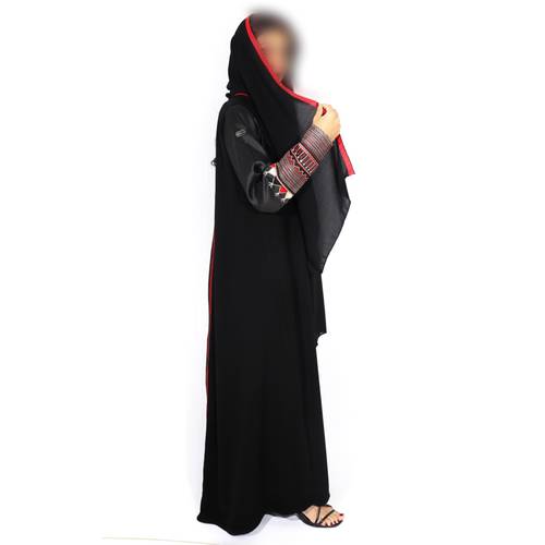 عباية كريب اسود