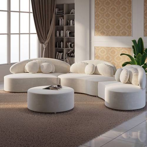 طقم كنب حديث - White Joy