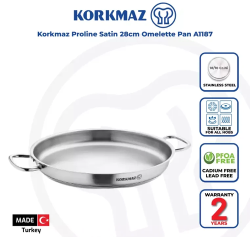صاج استيل كوركماز 28 سم