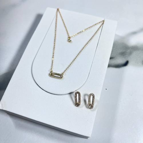 طقم ميسيكا ذهبي