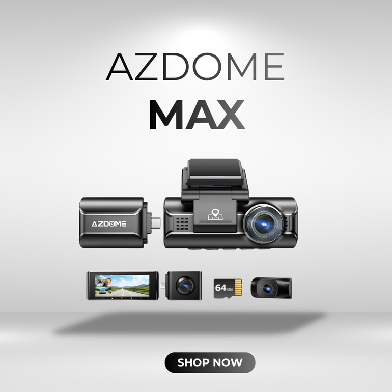 داش كام ازدوم ثلاث كاميرات (AZDOME M550 MAX)