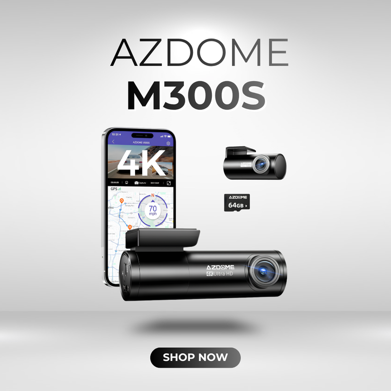 داش كام ازدوم كاميرتين  (AZDOME M300S)