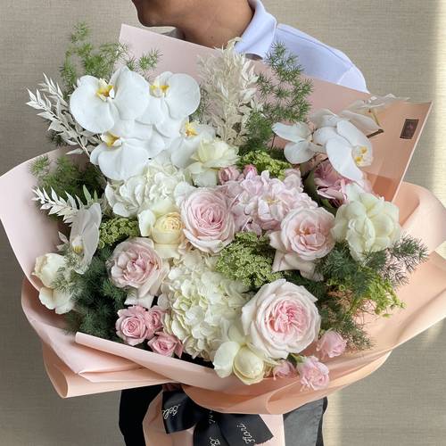 باقة ورد طبيعي