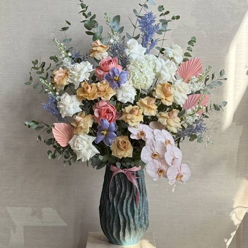 فازة ورد طبيعي