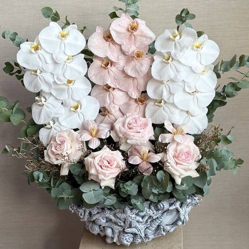 فازة ورد طبيعي