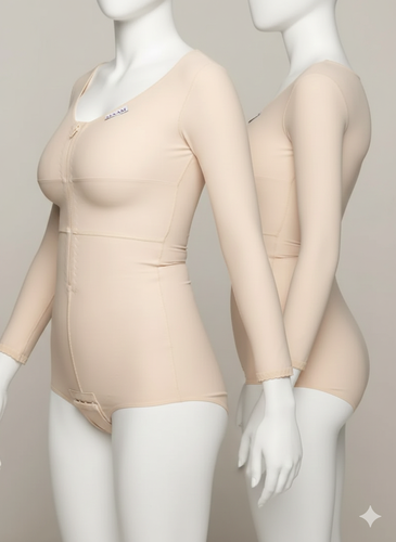 بدلة ضاغطة بأكمام طويلة