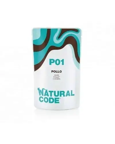 ناتشورال كود P01 اظرف طعام رطب للقطط بنكهة الدجاج 70غ