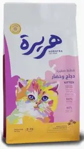 هريرة طعام جاف للقطط الصغيرة بالدجاج والخضار  4كيلو
