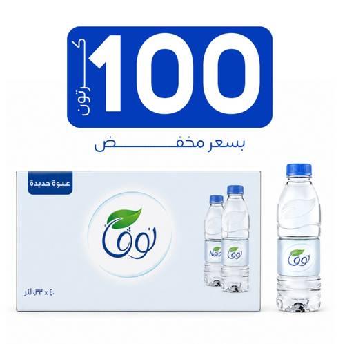 مياه نوفا - عرض 100  كرتون 