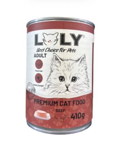 لولي طعام رطب للقطط 410 جرام لحم بقري (24pcs)