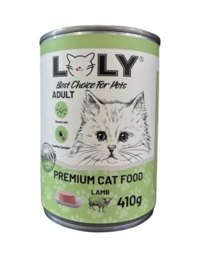 لولي معلبات طعام رطب للقطط 410 جرام لحم الضان (24pcs)