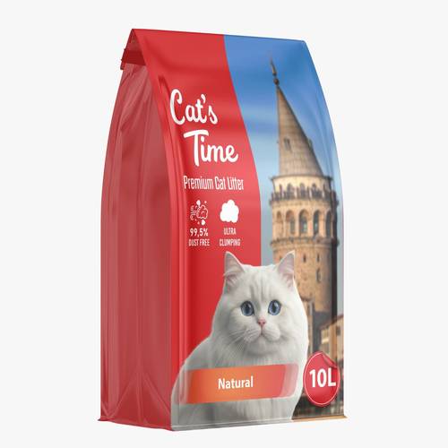 رمل قطط Cats Time 10L بدون رائحة