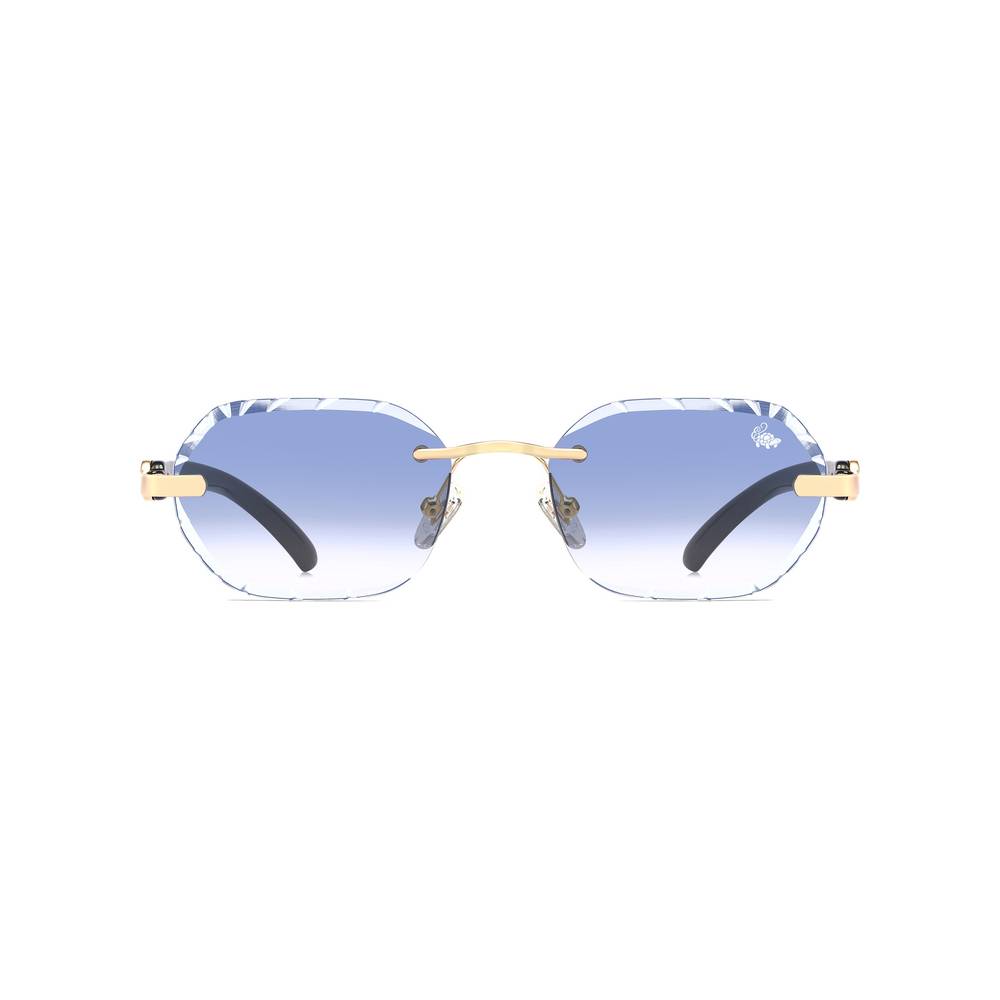 Diamond Cut Willow Blue | Black