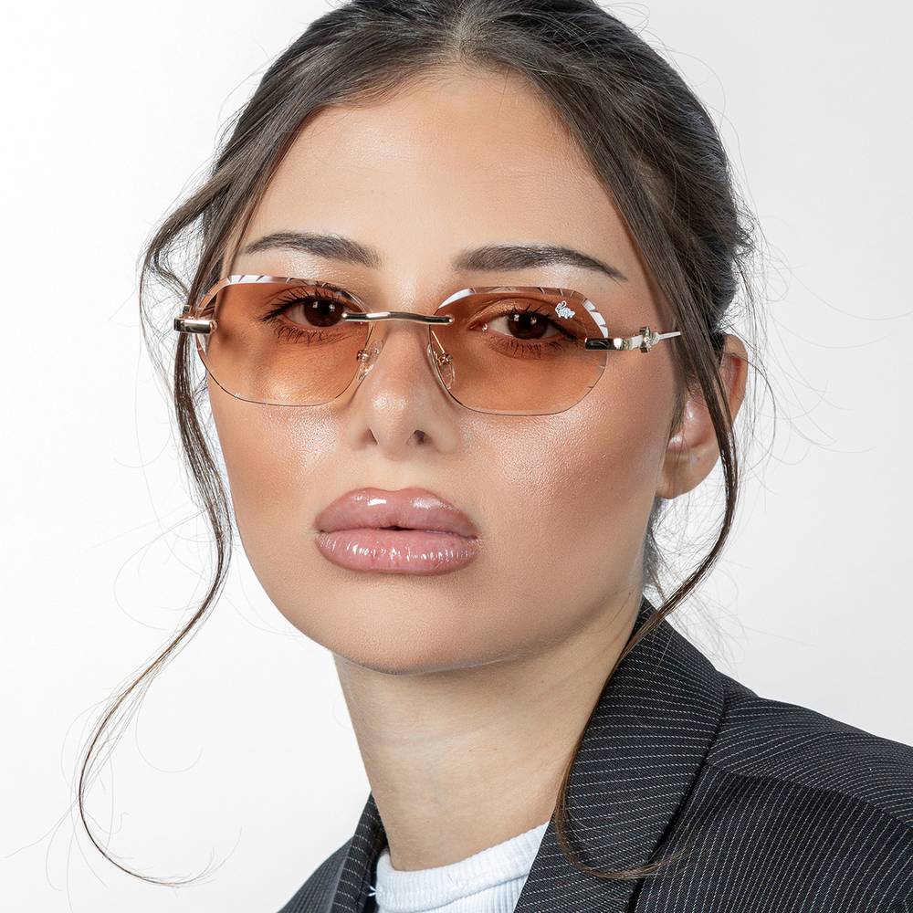 Diamond Cut Willow Tea | Gold
