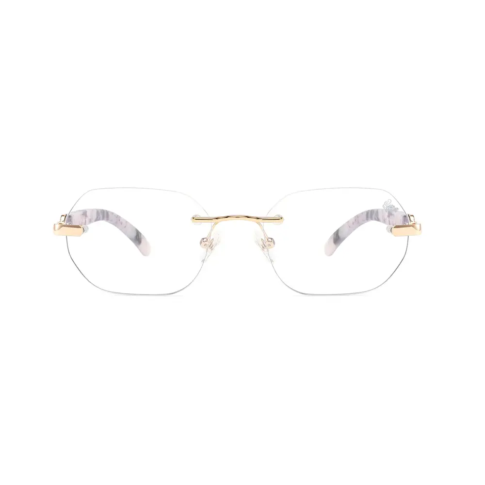 Willow White Marble Anti Blue | Gold