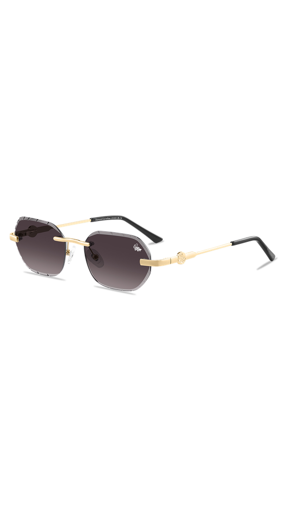 Diamond Cut Willow Smoke | Gold