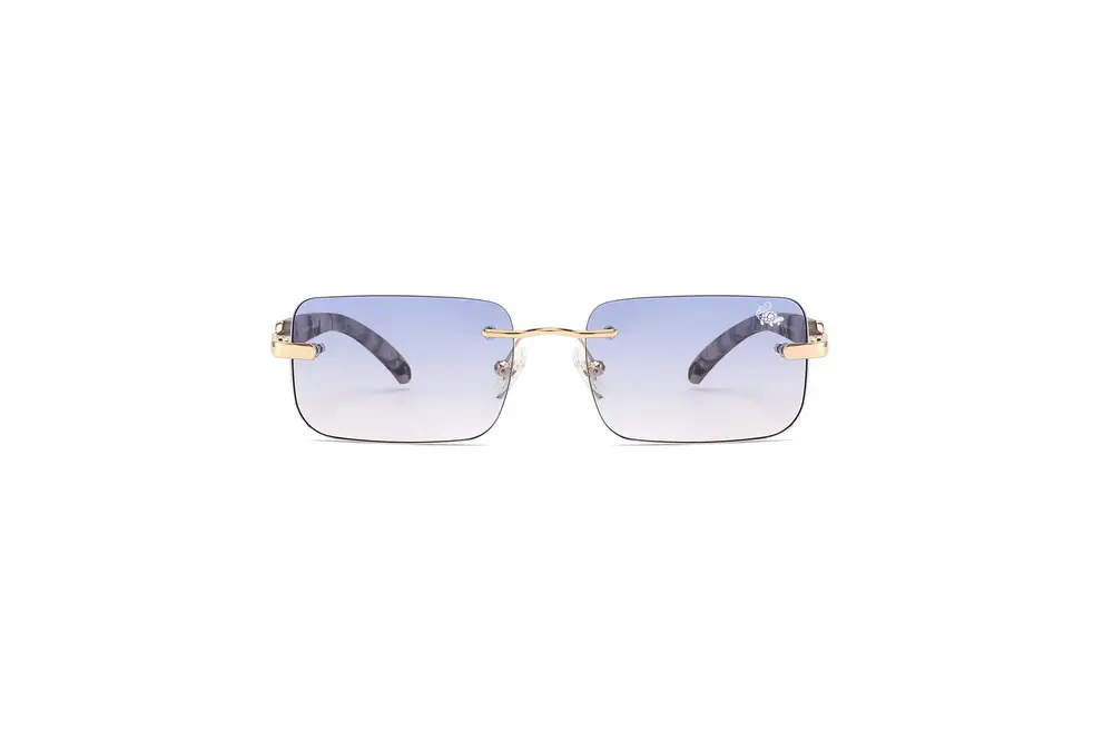 Hampton White Marble | Blue