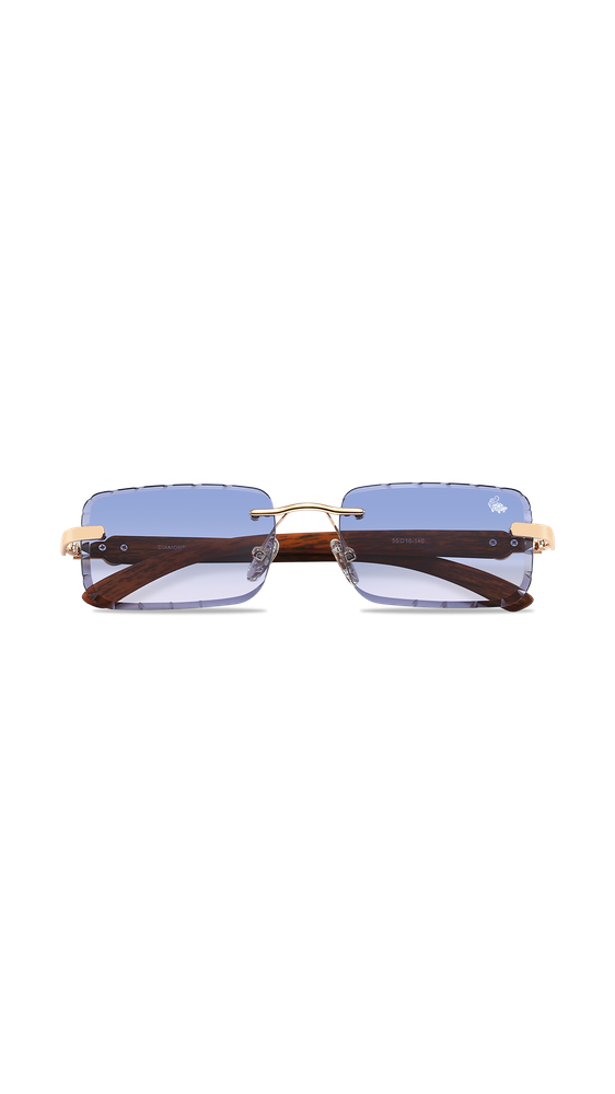 Diamond Cut Hampton Wood | Blue