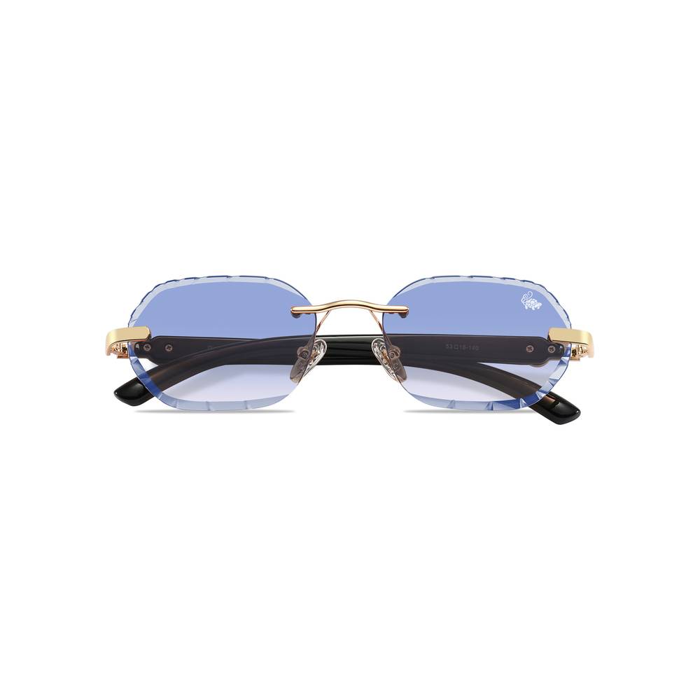 Diamond Cut Willow Blue | Black