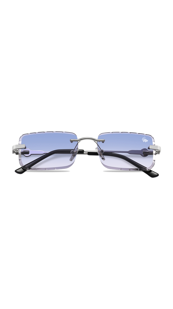 Diamond Cut Hampton Blue | Silver