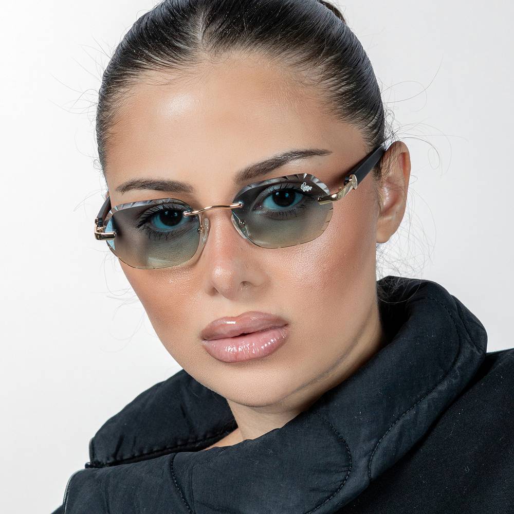 Diamond Cut Willow Sunset | Black