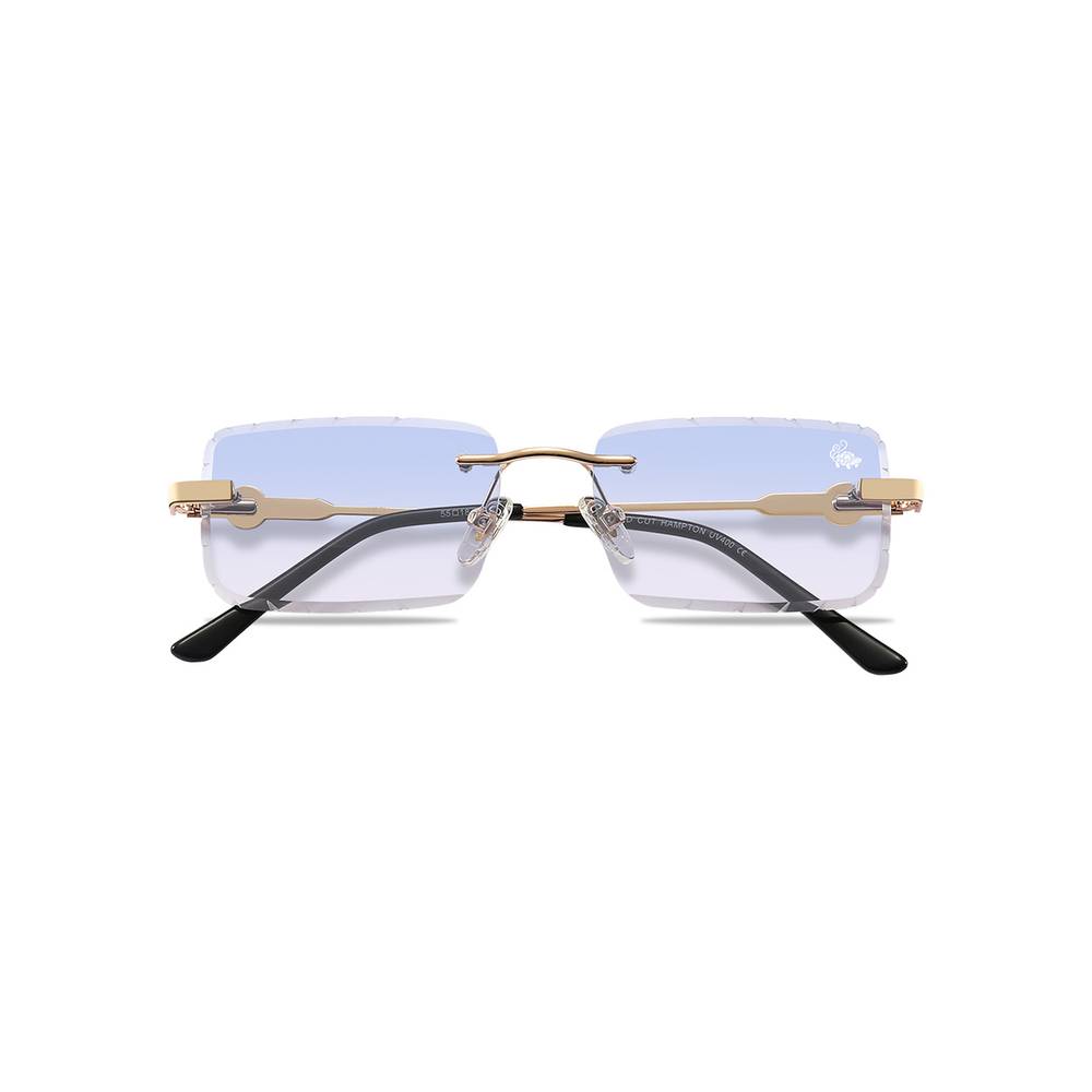 Diamond Cut Hampton Blue | Gold
