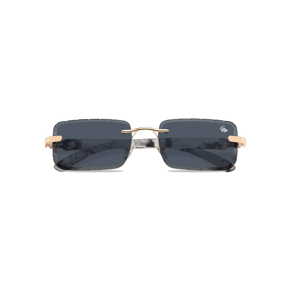 Diamond Cut Hampton White Marble | Black