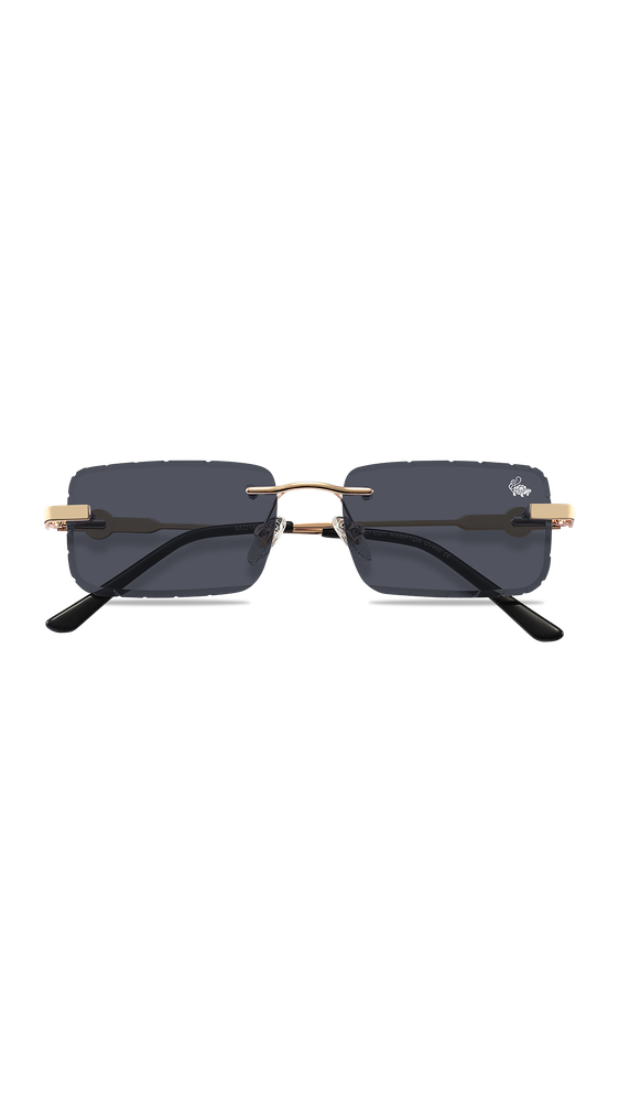 Diamond Cut Hampton Black | Gold