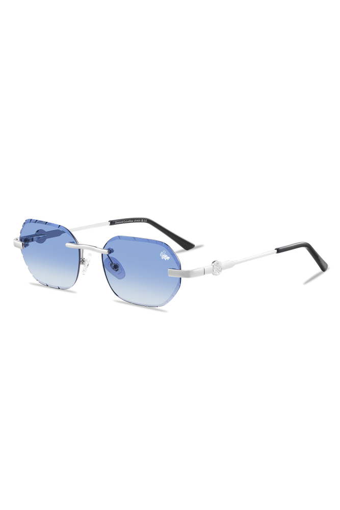 Diamond Cut Willow Blue | Silver
