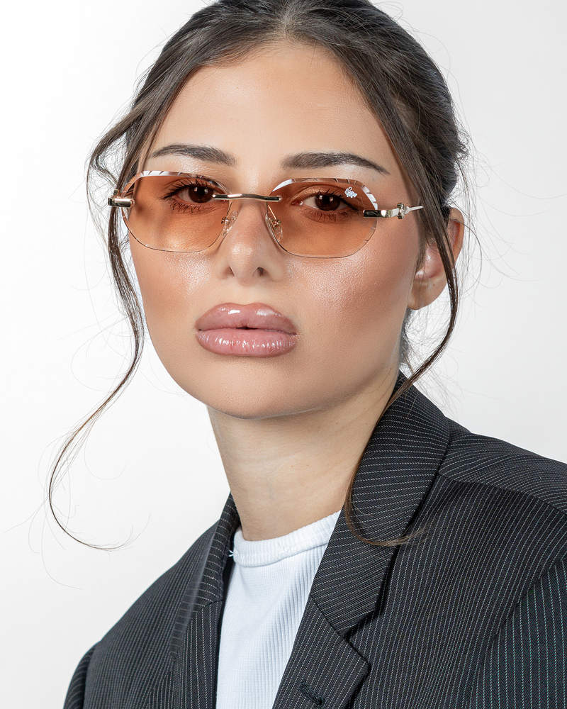 Diamond Cut Willow Tea | Gold
