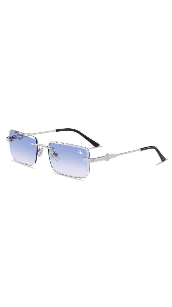 Diamond Cut Hampton Blue | Silver