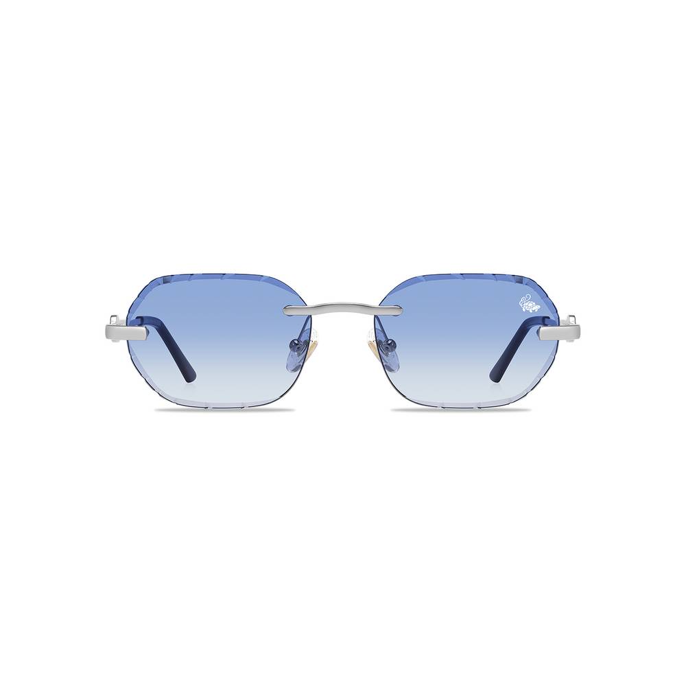 Diamond Cut Willow Blue | Silver