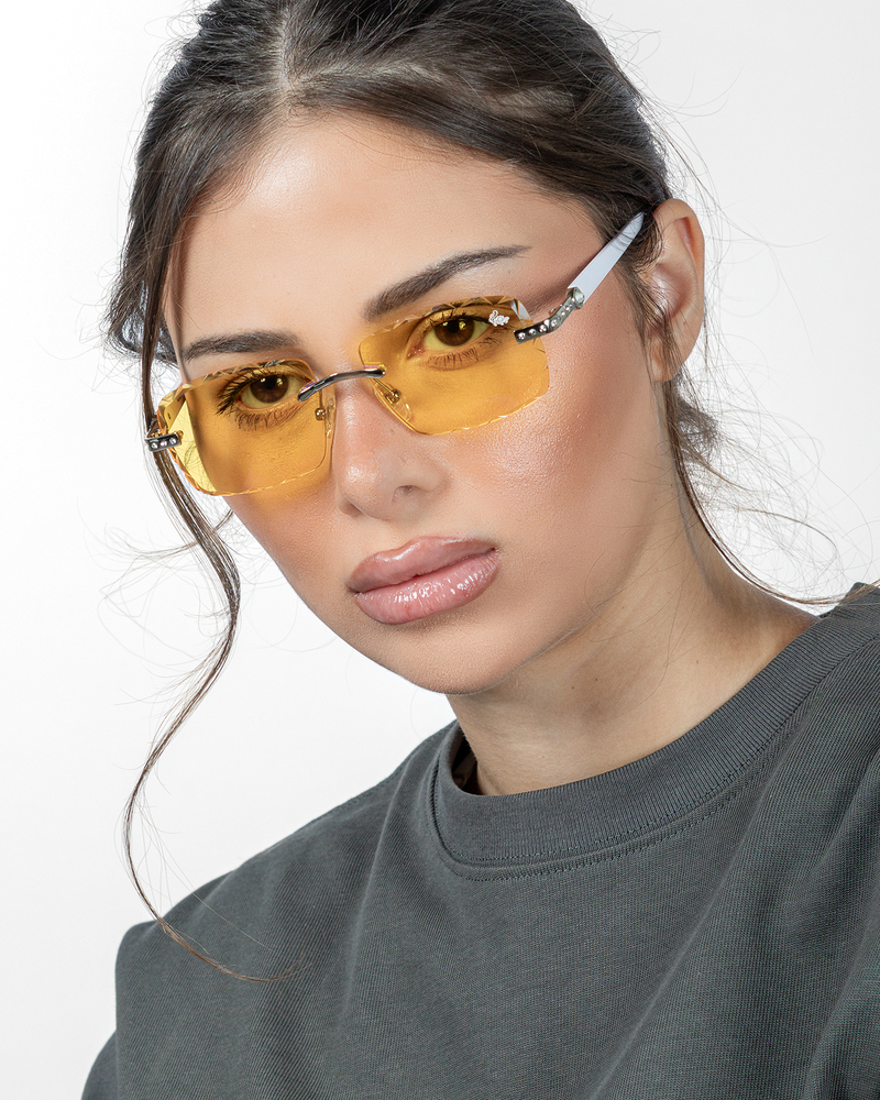 Palmeira White Silver | Yellow