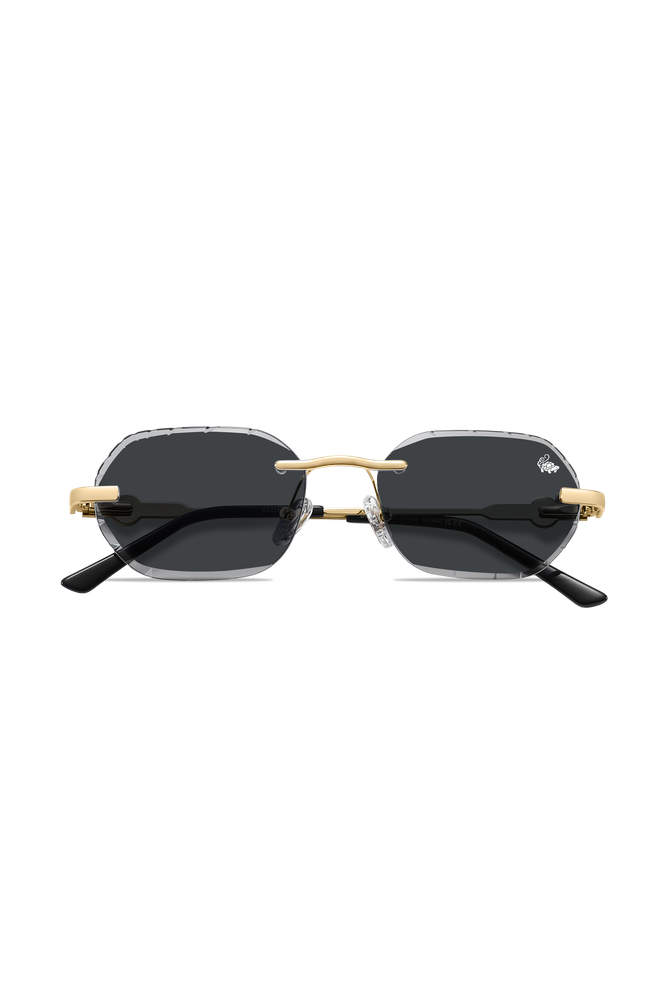 Diamond Cut Willow Black | Gold