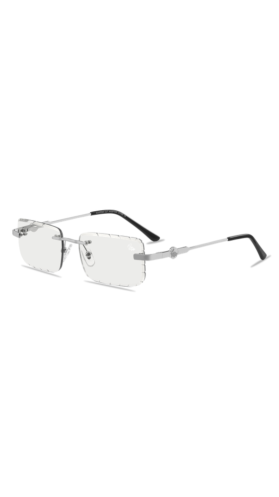 Diamond Cut Hampton Anti Blue | Silver