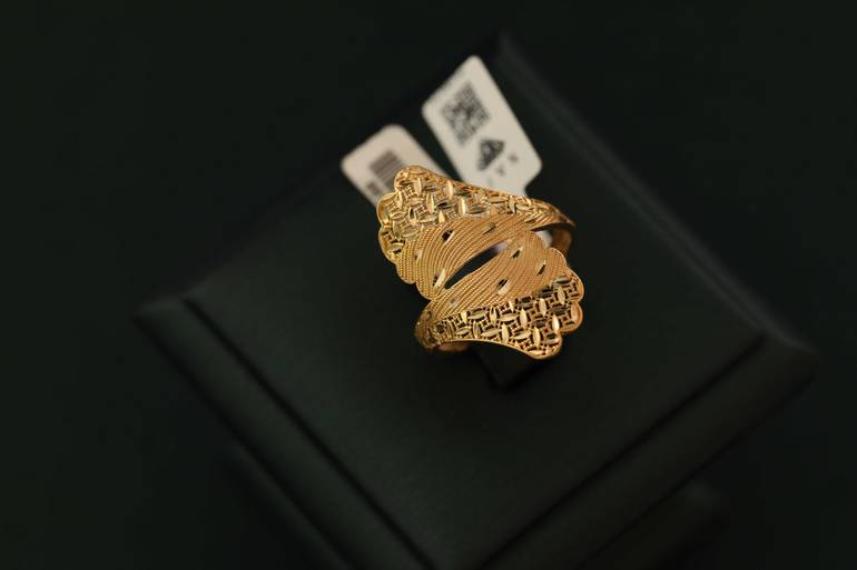 خاتم ذهب صافي عيار21 وزن2.89