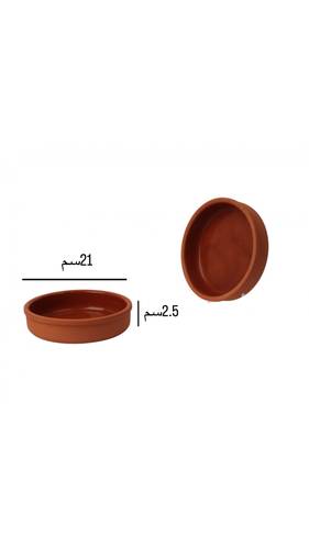 صحن فخار دائري