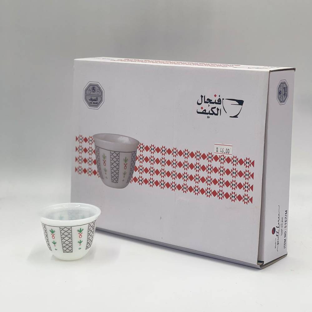  فنجال الكيف (تراثي رمادي) 