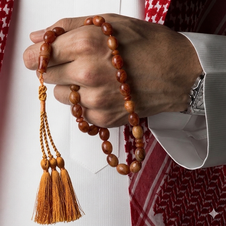 معجون كهرمان فواح جملي بني معرق كركوشة تفصال