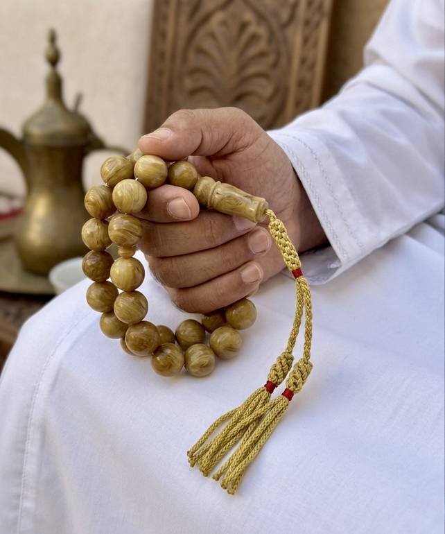  مسباح معجن كهرمان تفصال ذهبي