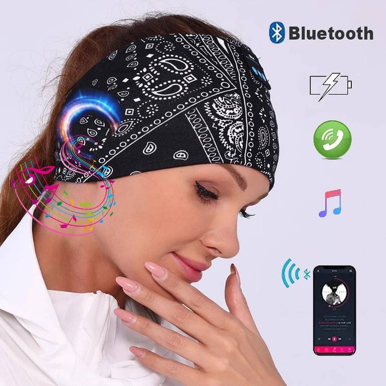 سماعة رأس بلوتوث رياضية 2 في 1 