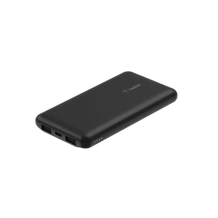 باقة Belkin BoostCharge – باور بانك 10K + شاحن جداري 25W + كابل USB-C وحقيبة سفر