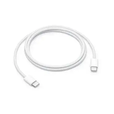 ابل كيبل شحن USB-C الي USB-C بقوة 60 واط 1 متر - أبيض